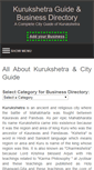 Mobile Screenshot of kurukshetracity.com