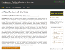 Tablet Screenshot of kurukshetracity.com